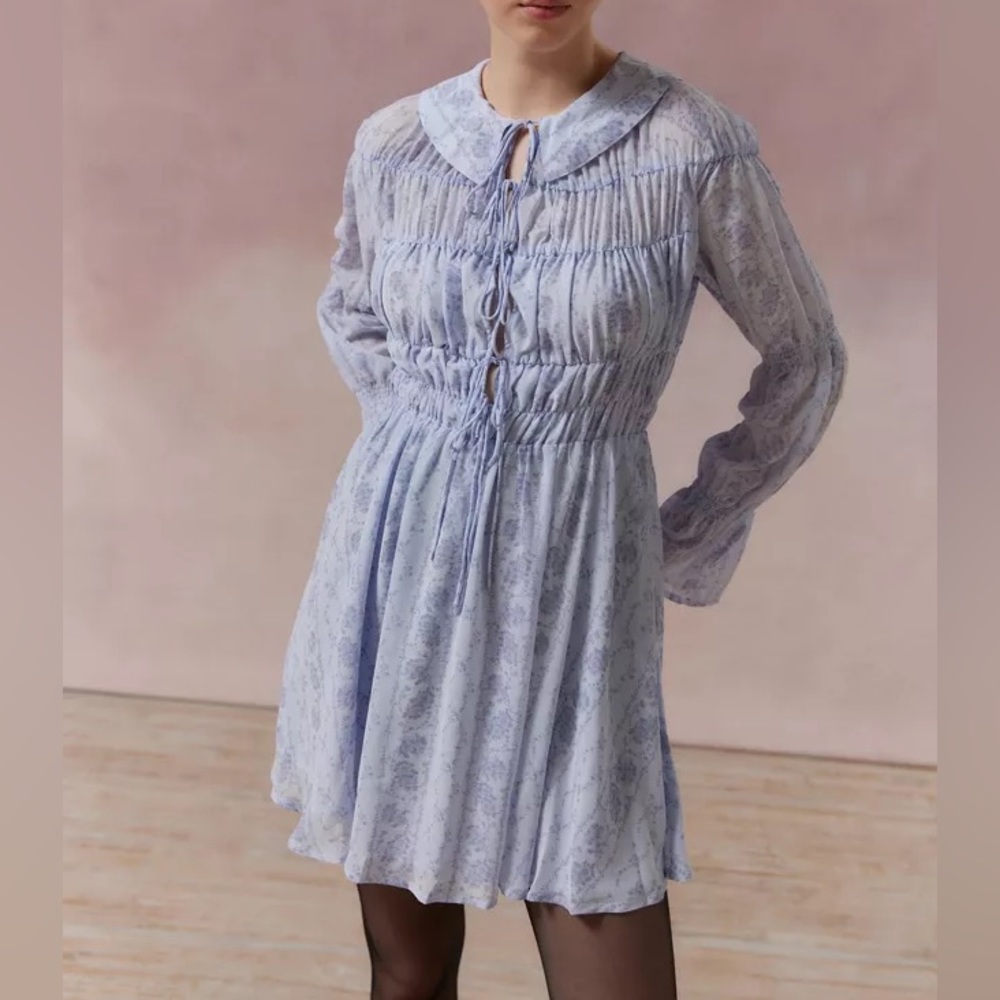 Kimchi Blue Lonie Smocked Mini Dress